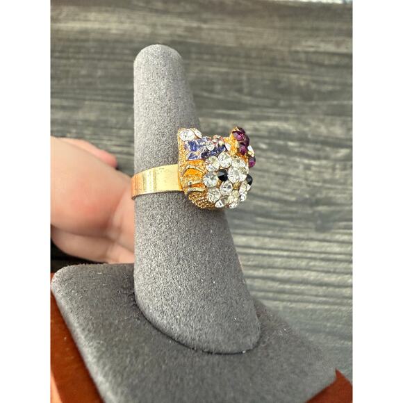 Hello Kitty Rhinestone Adjustable Ring - Picture 4 of 6